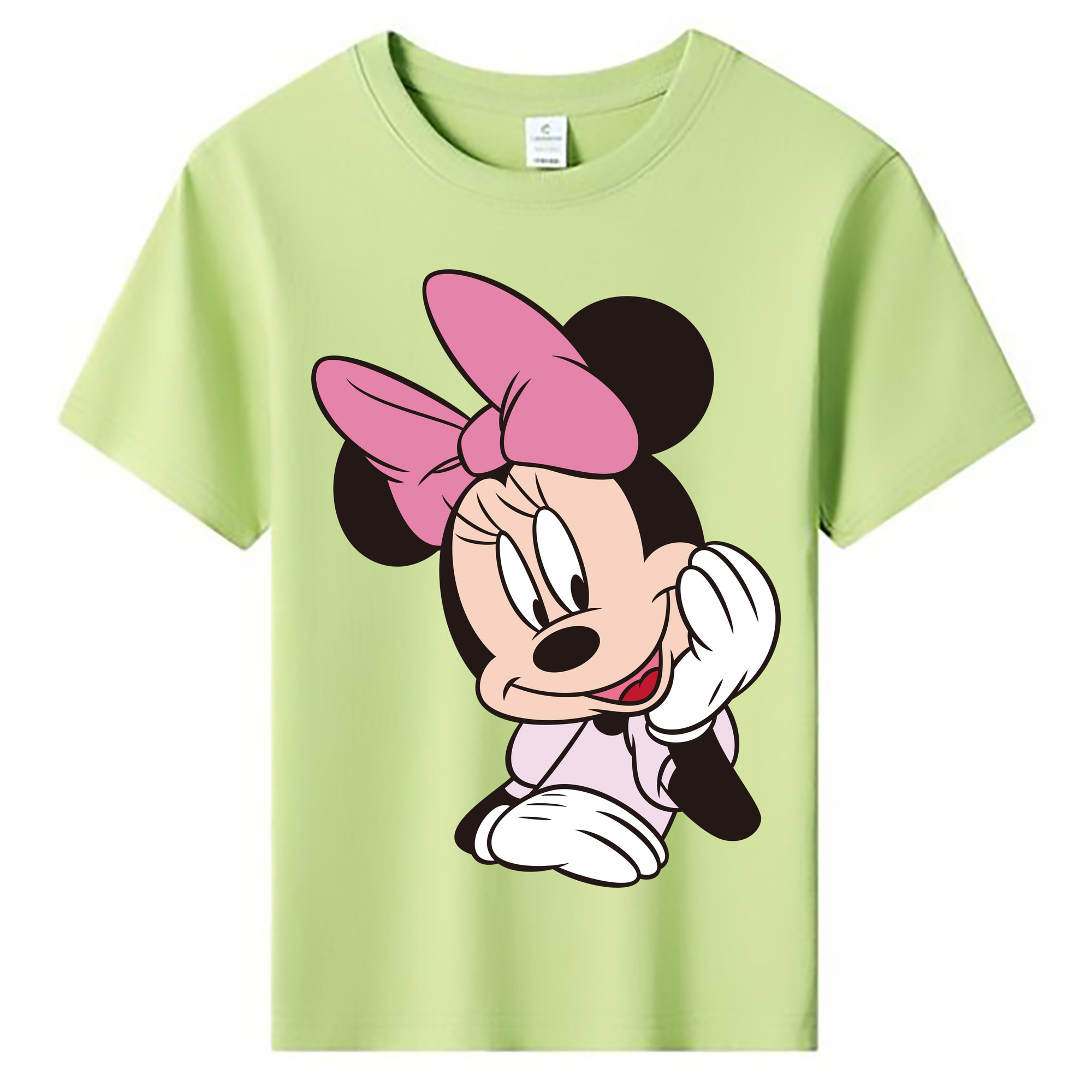 ミッキーマウス Mickey Mouse 綿100％キッズTシャツ（フロントプリント）